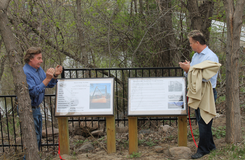 Historic Bridge Sign Dedication